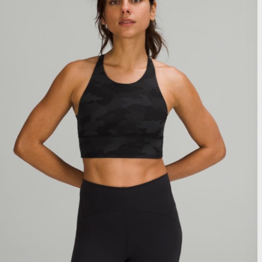 ALL BLACK Free to Be High Neck Longline Bra